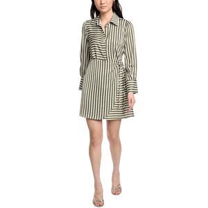 Sam Edelman Womens  Cabana Shirtdress, Green